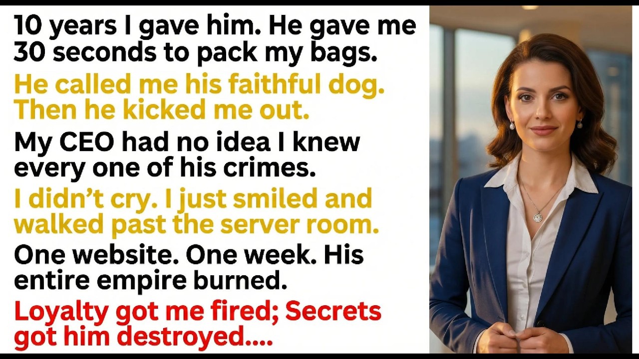 Fired After 10 Years of Loyalty  | My CEO's Last Word in Court Was 'Guilty'
