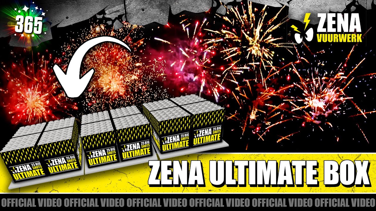 Zena Ultimate Box vuurwerk | Zena - Zena | De ultieme Zena box, 300 schoten!