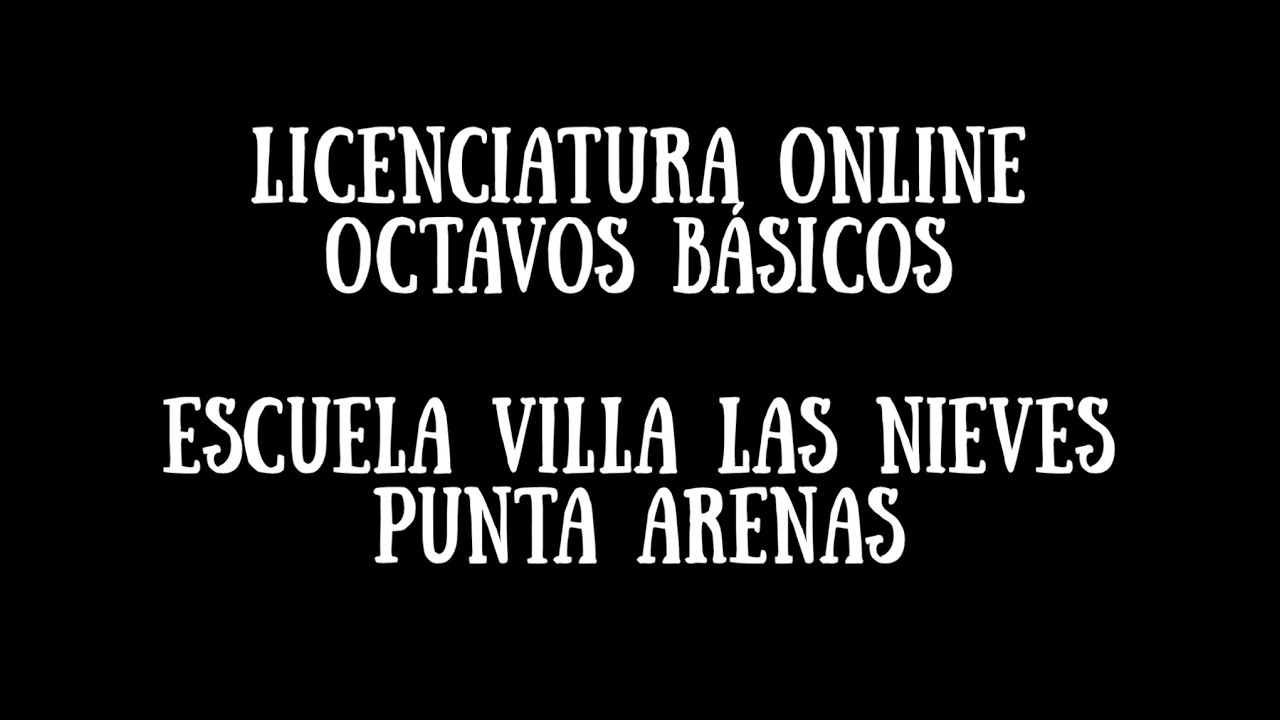 Licenciatura 8vos Básicos - 2020 - Escuela Villa Las Nieves, Punta Arenas