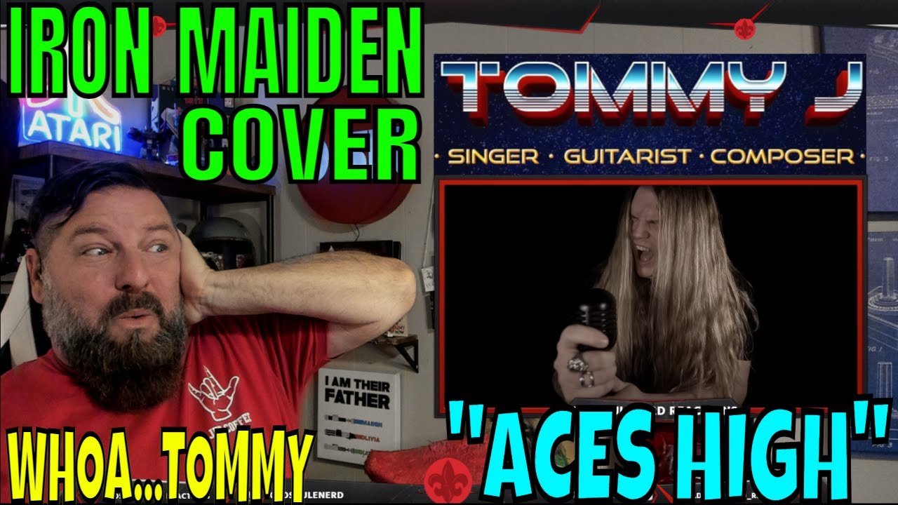 ACES HIGH (Iron Maiden) Кавер Томми Йоханссона | РЕАКЦИЯ OLDSKULENERD