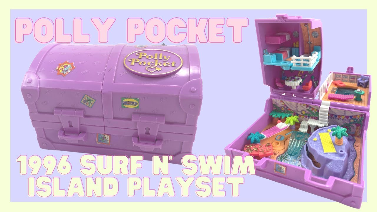 TOY TOUR: 1996 Surf 'n Swim Island Playset | Vintage Polly Pocket Collection