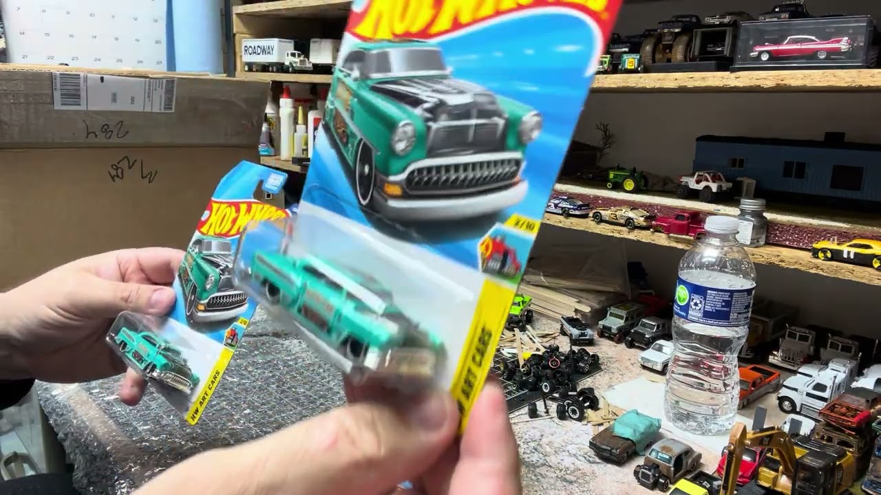 Unboxing video from my friend in California, 27 hotwheel cars. 