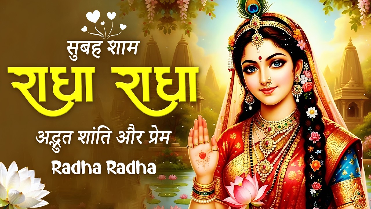 Shri Radha Naam Jaap | राधा नाम जाप  | Continuous Shri Radha Naam Dhun for Bhakti & Prem