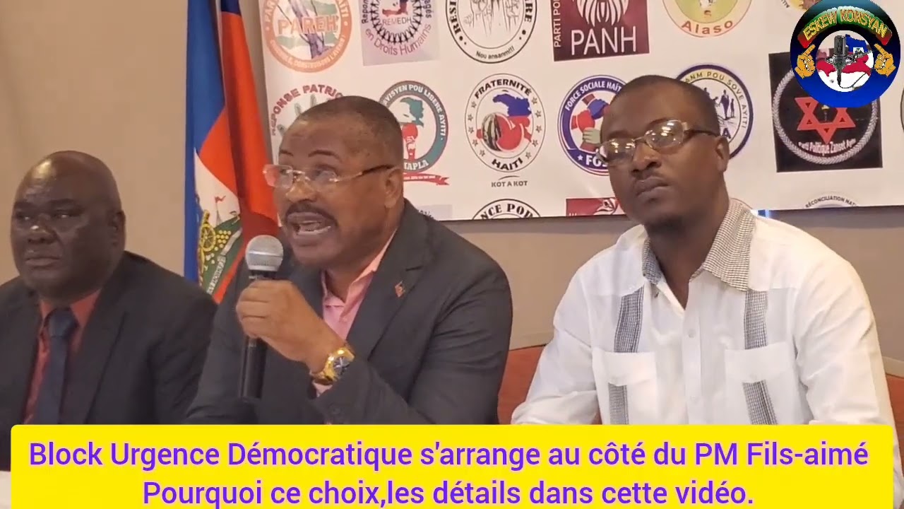 PM FILS-AIMÉ commence à attirer les politiciens.BUD s'aligne vers le PM.Il évoque des raisons de ce