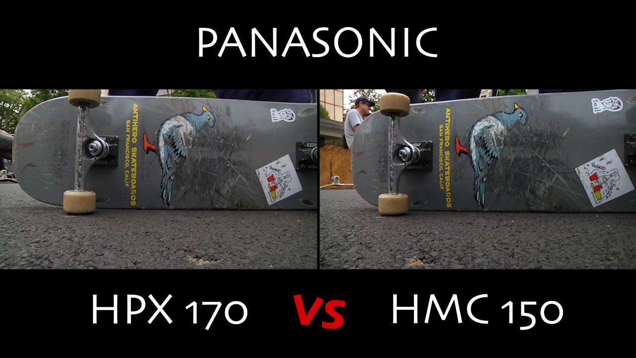 Panasonic HPX170 vs HMC150