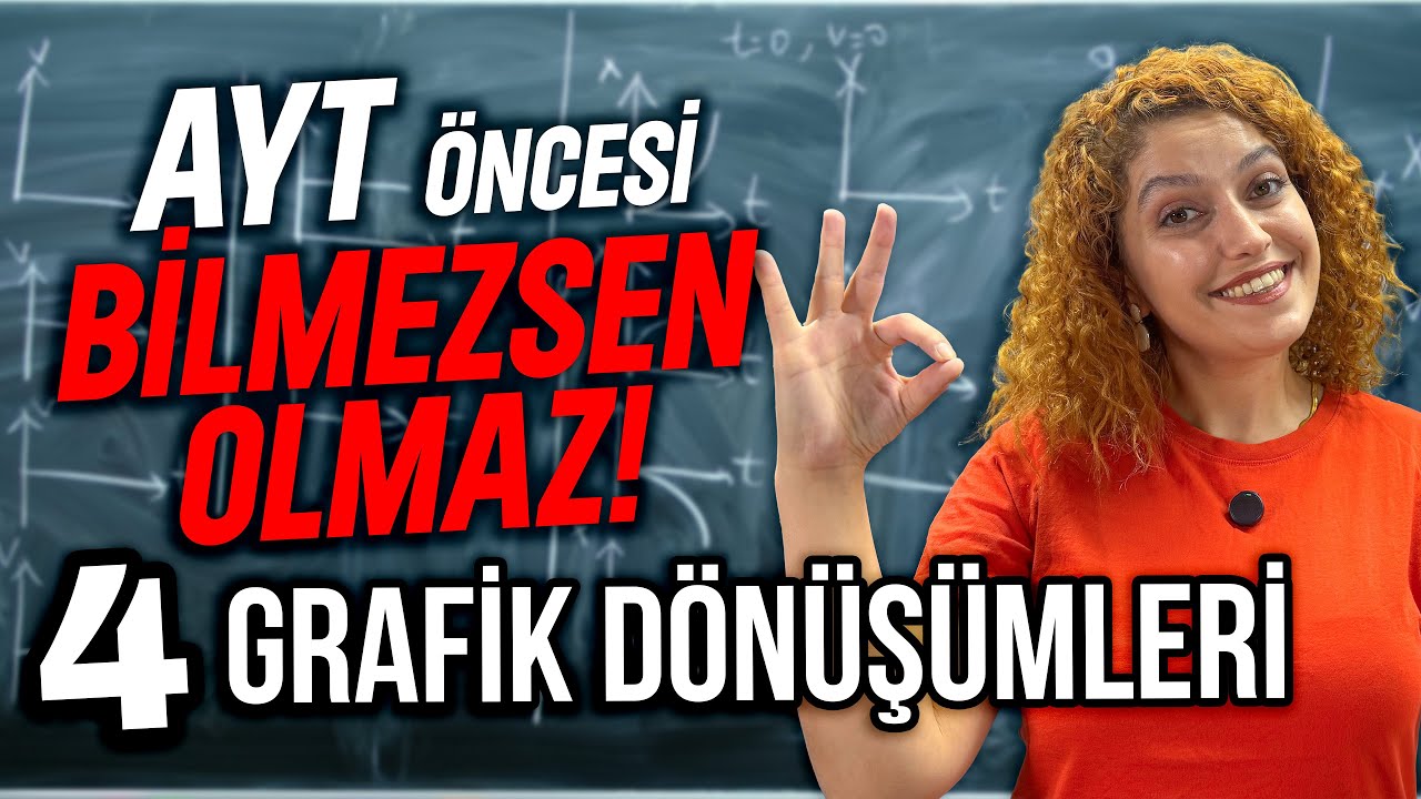 Hareket Grafikleri Dönüşümleri SORU ÇÖZÜMÜ - TYT Fizik Sonrası Ayt Fizik Öncesi