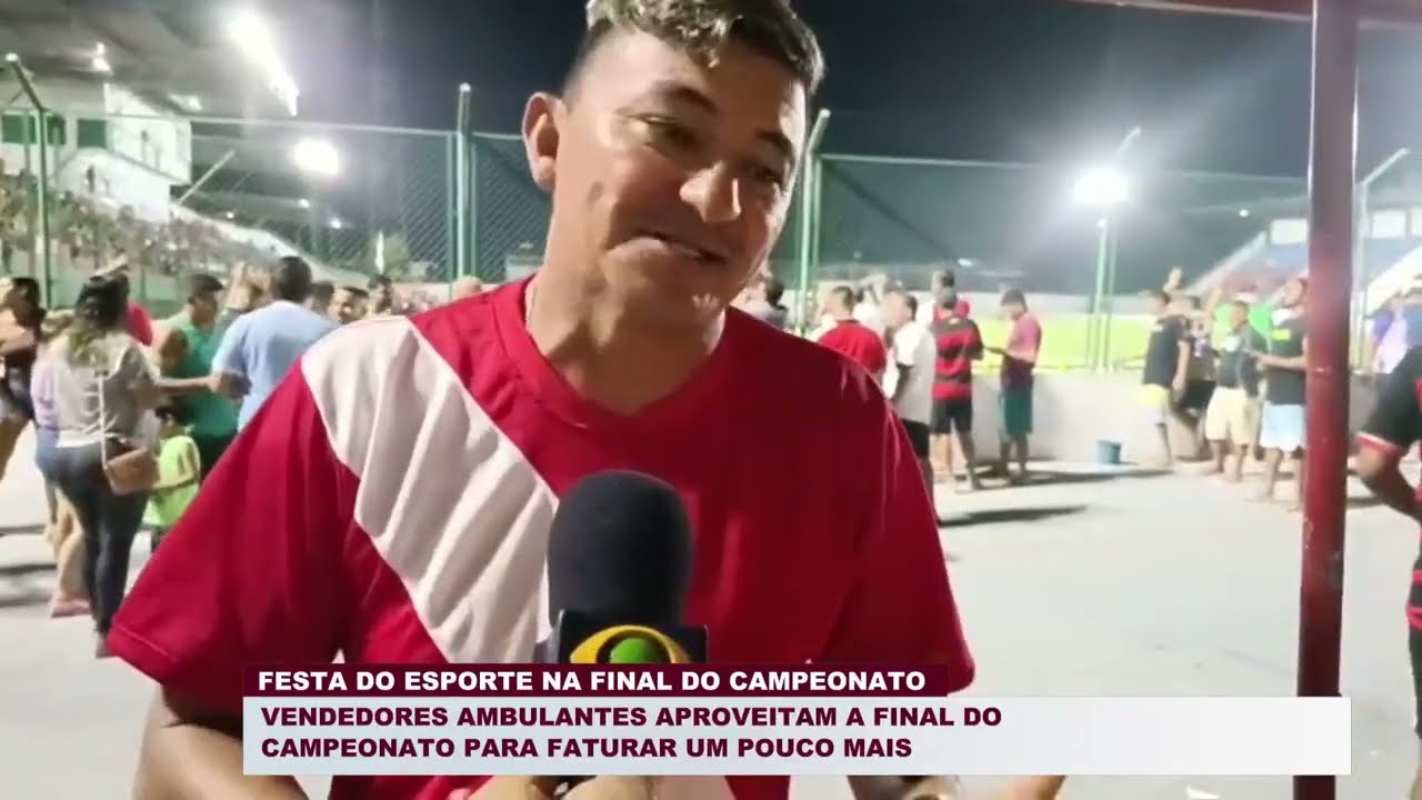 VENDEDORES AMBULANTES NA FINAL DO CAMPEONATO
