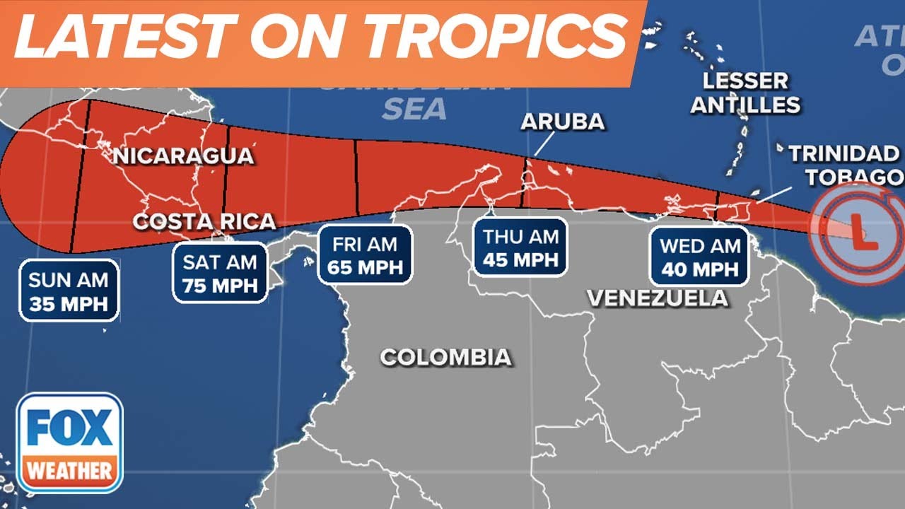 Potential Tropical Cyclone Two Approaching Far Eastern Caribbean As It Strengthens