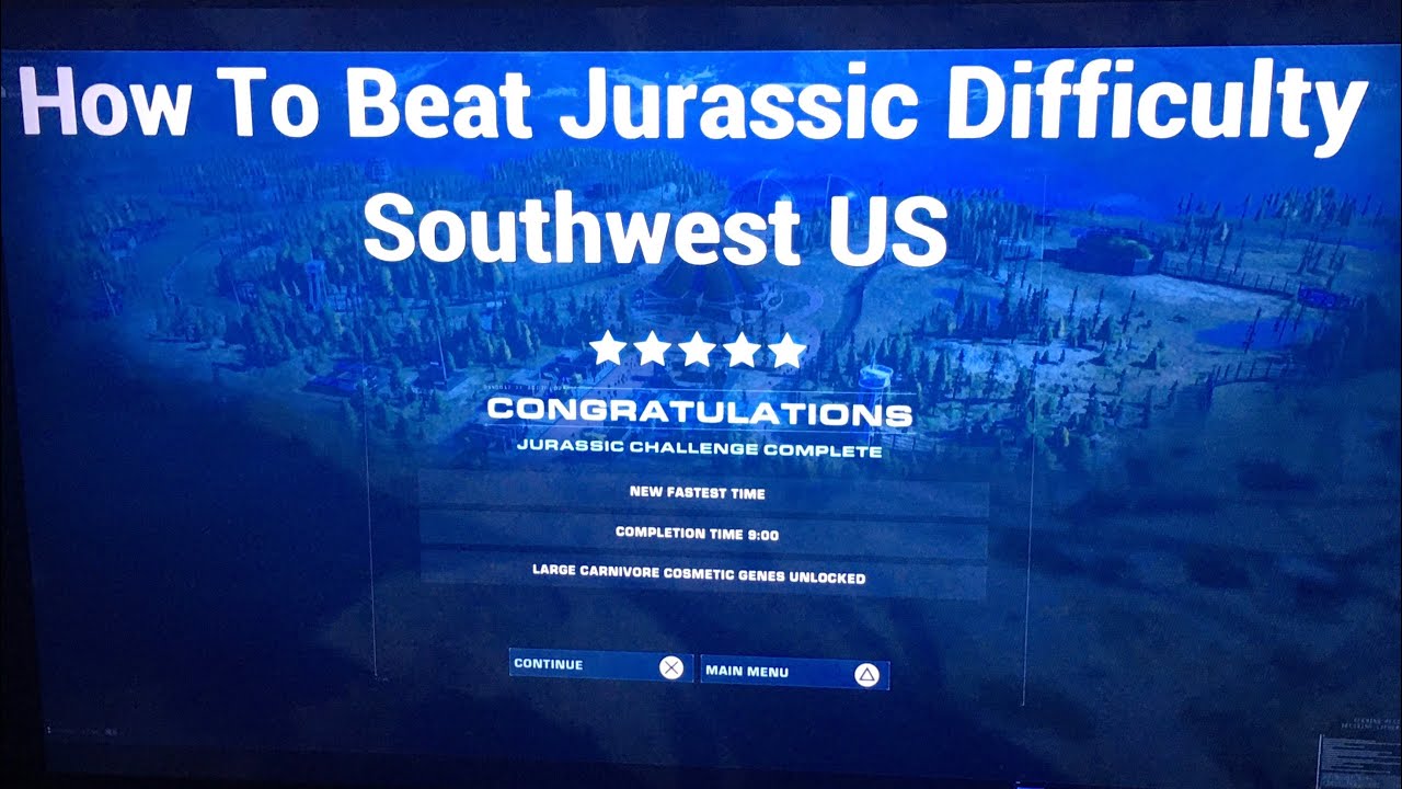 Руководство по режиму испытаний Jurassic World Evolution 2 Юго-запад США — уровень сложности «Юрс...