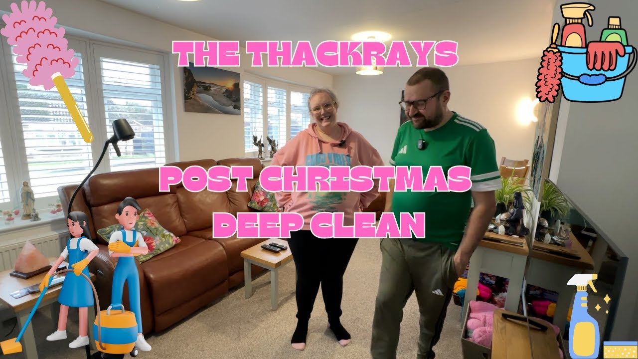 Taking the Decorations down! Post Christmas Deep Clean! 🧽 