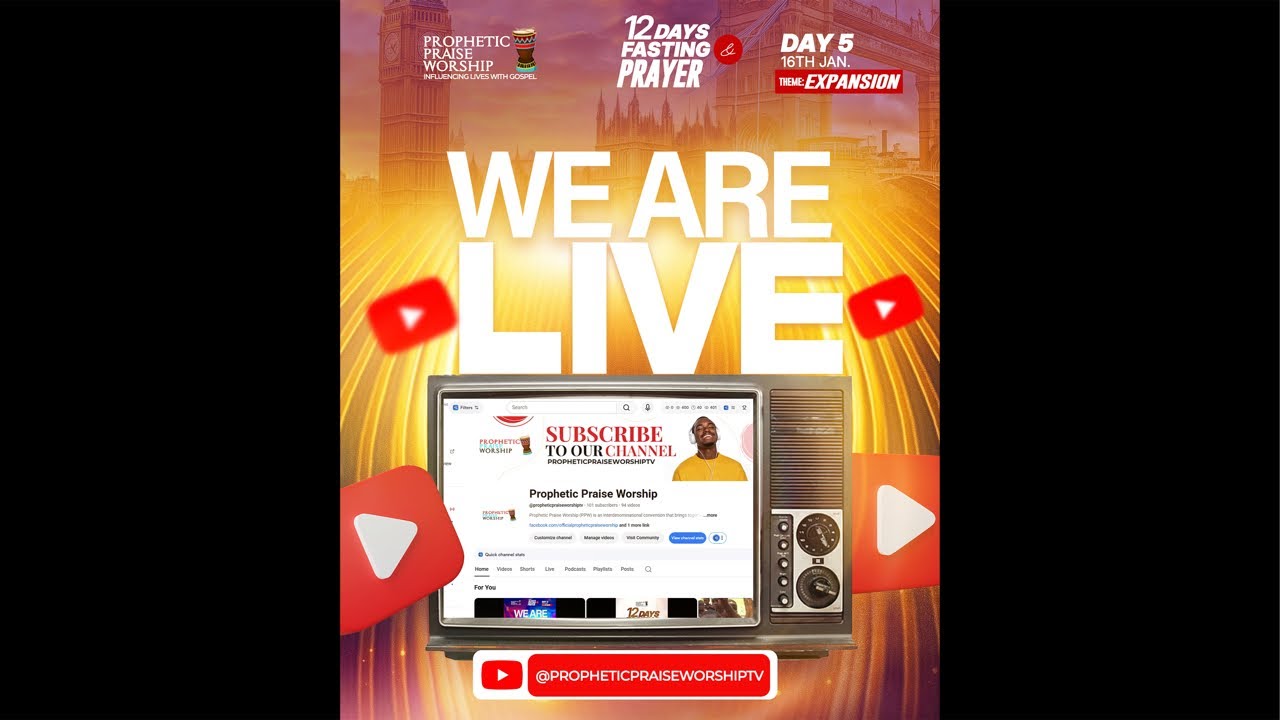 You’re Watching DAY FIVE  of Fasting and Prayer 2026