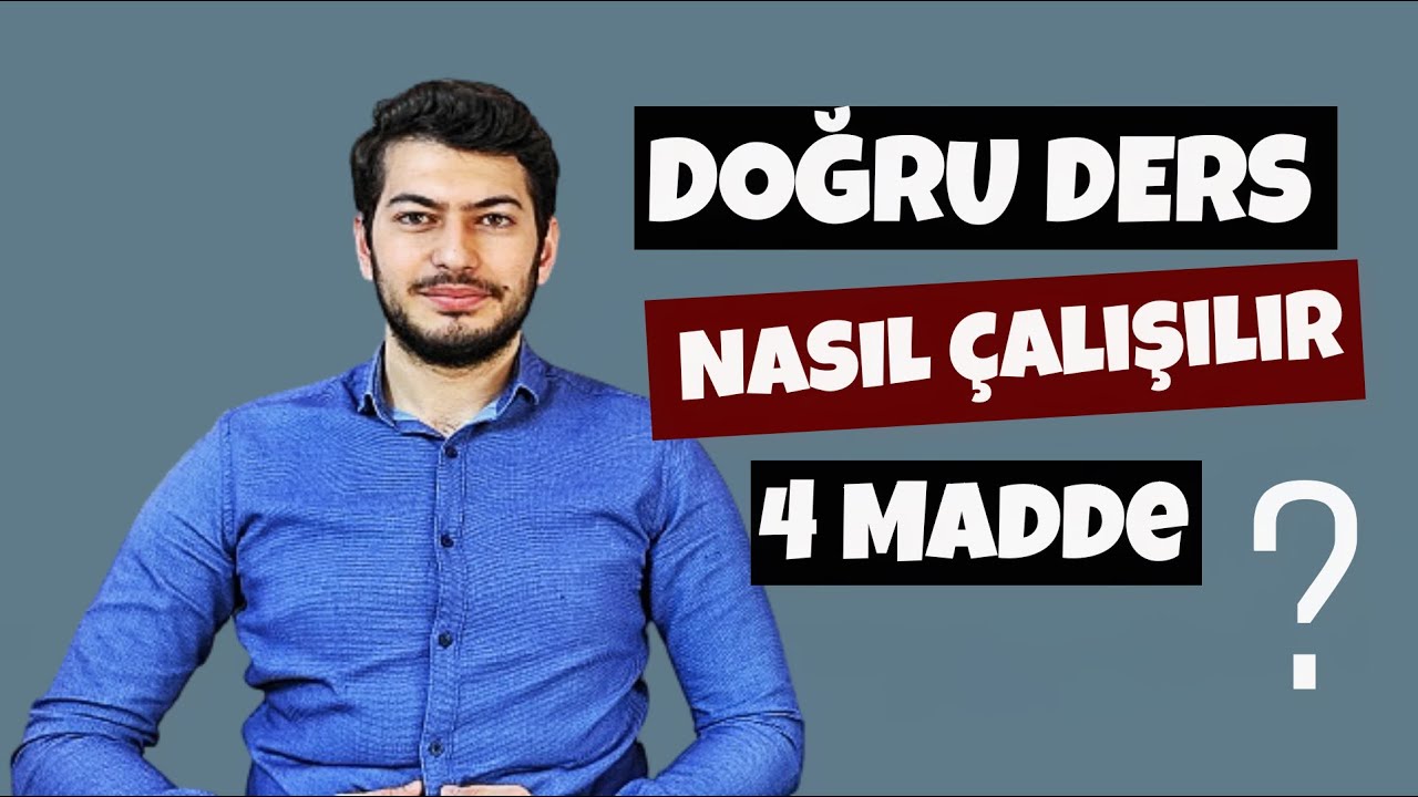 Doğru Ders Çalışma Teknikleri / 4 Madde | Hafızlık