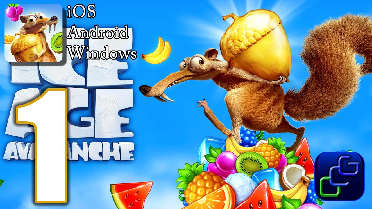 ICE AGE Avalanche Android iOS Windows Walkthrough - Gameplay Part 1 - Level 1-7