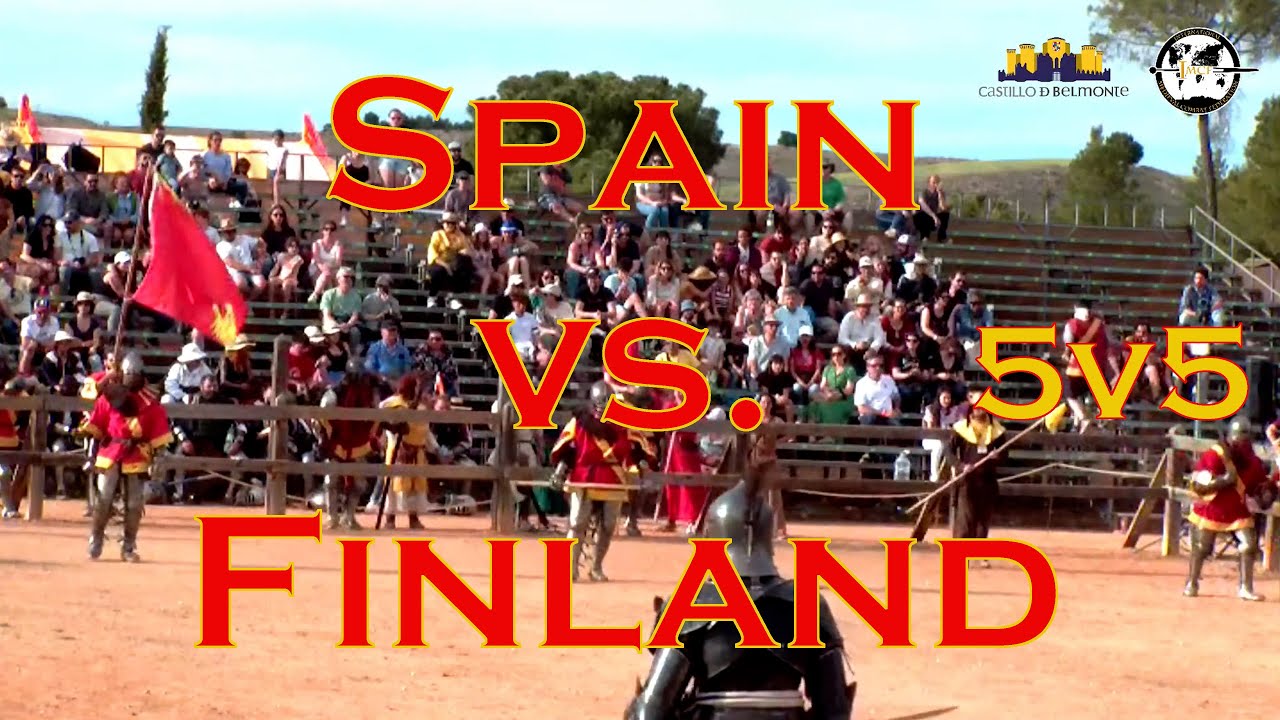 Finland vs. Spain, 5 vs. 5, Buhurt Fight