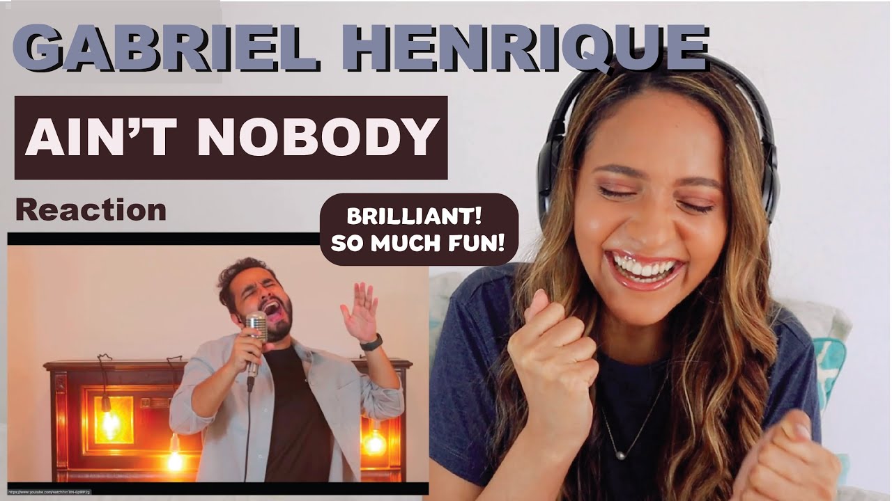 Gabriel Henrique - Ain't Nobody (Chaka Khan) Cover Jessie J | REACTION!!