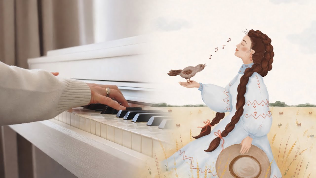 ТОП 11 Українських пісень/Ukrainian songs для Фортепіано соло | Piano cover by Yevheniia Soroka