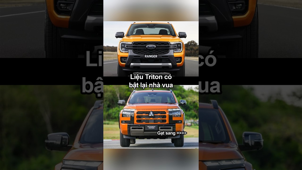 So s&aacute;nh nhanh thiết kế nội ngoại thất Ford Ranger & Mitsubishi Triton mới #ford #ranger #triton