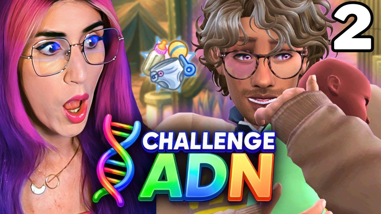 EP.2| C'est d&eacute;j&agrave; un cauchemar 🧬 CHALLENGE ADN [LIVE REPLAY] - SIMS 4