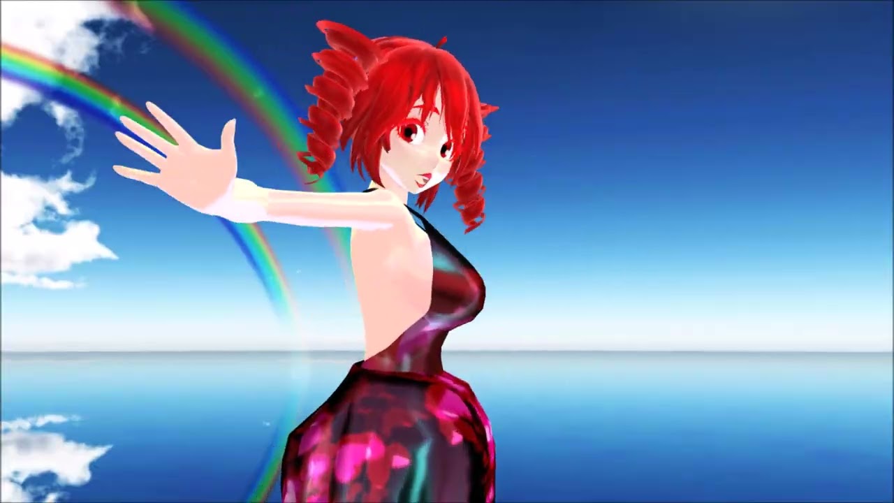 【MMD】こっち向いて Baby【重音テト】