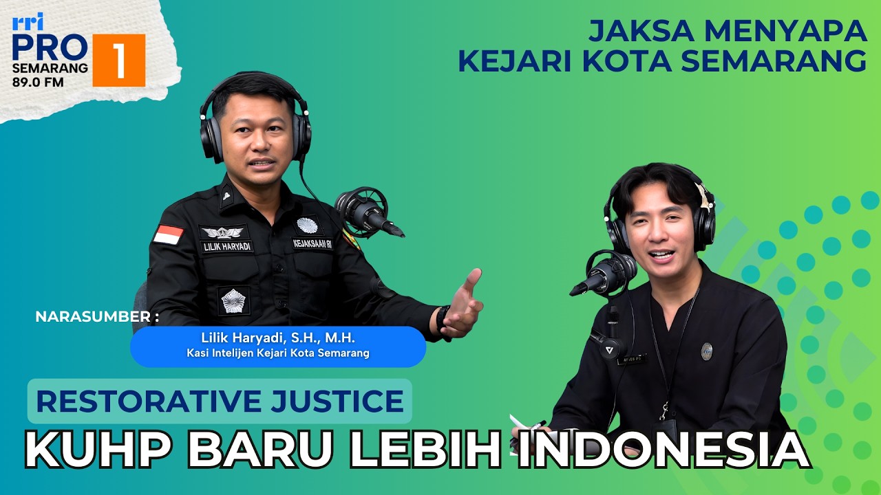 Narkoba dan Tipikor Tidak Bisa di RJ - Jaksa Menyapa Kejari Kota Semarang #rj #restorativejustice