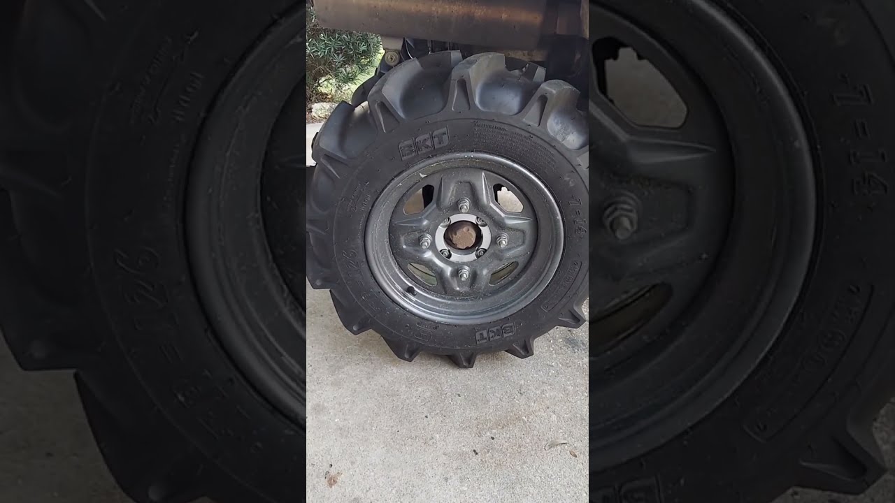 BKT TR126 Tire Review on ATV