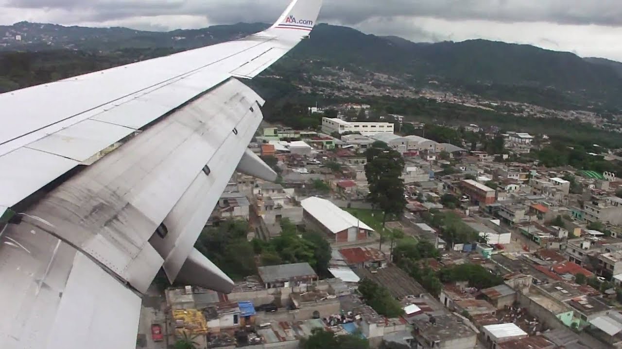 Vive el Despegue del avion y otor recorrido por Guate en los 1990s📺🇬🇹