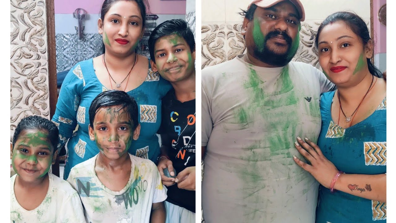 Holi musti family sung ( mera 4 vlog 📸🙏🏻) mera chenal  ko like and subscribe karo 🥰 plz 