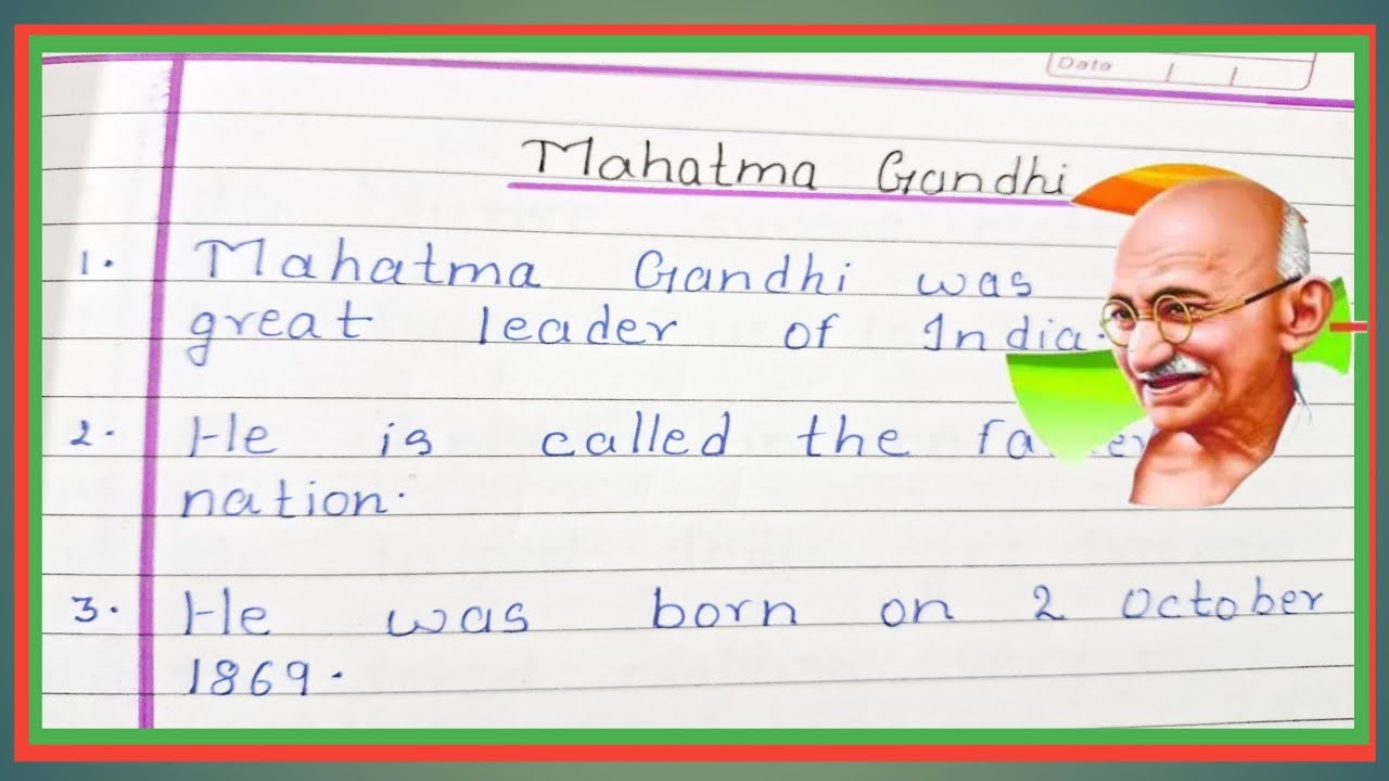 Mahatma Gandhi Essay in English | Father of the Nation | Inspirational Speech