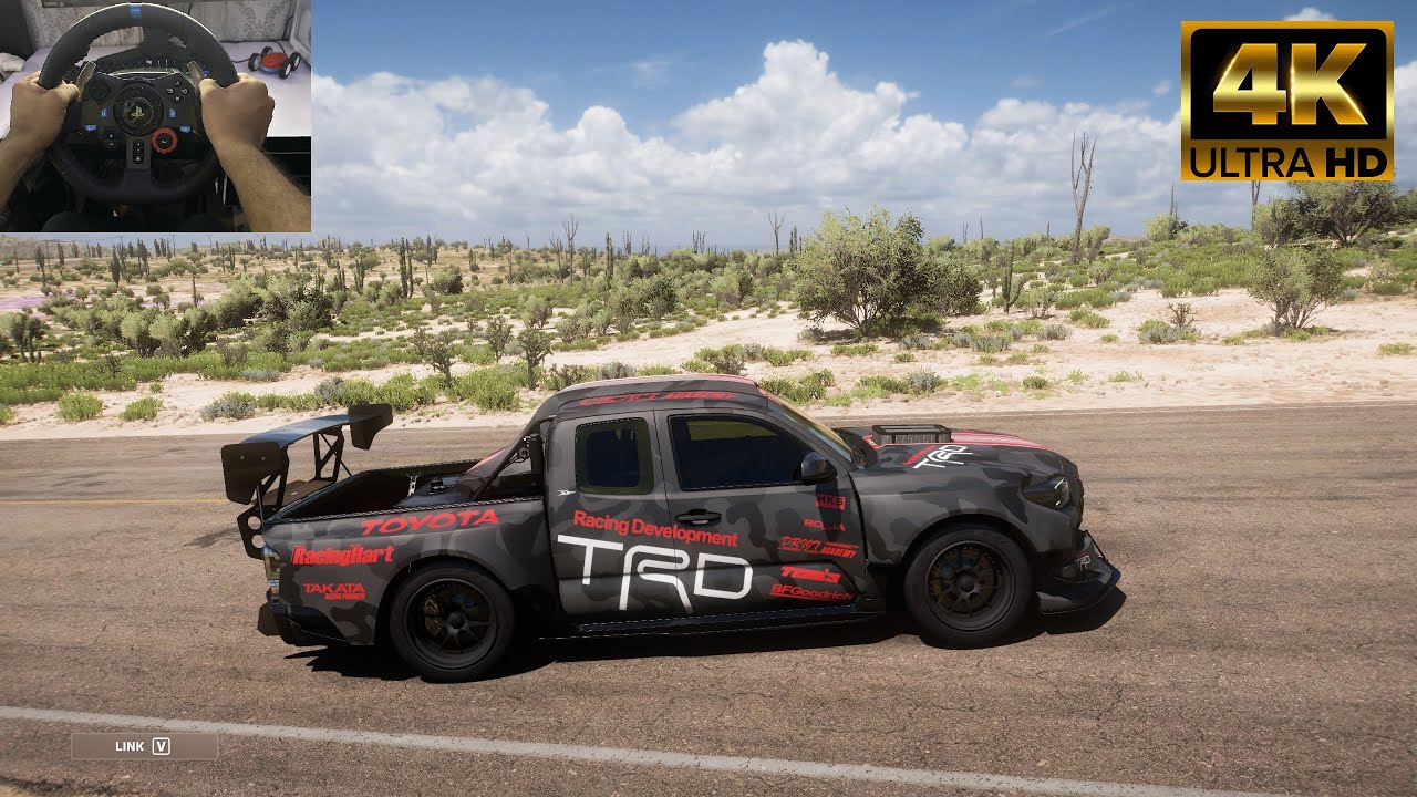 Deberti Toyota Tacoma TRD | Forza Horizon 5 Gameplay 4K | Logitech G29 Steering Wheel