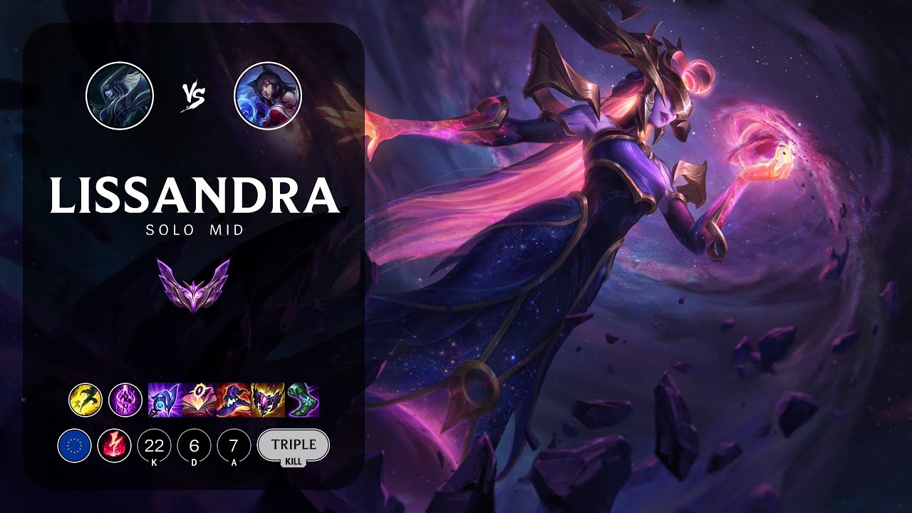 Lissandra Mid vs Ahri - EUW Master Patch 13.5