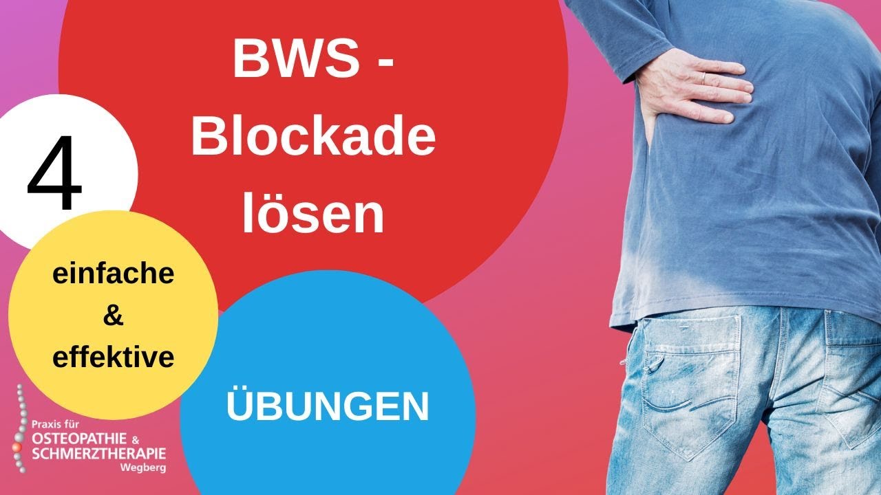 BWS-Blockade selber lösen: 4 effektive und einfache Übungen!