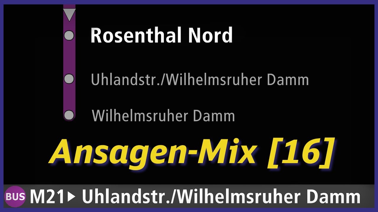 Ansagen-Mix aus dem Berliner ÖPNV [16]