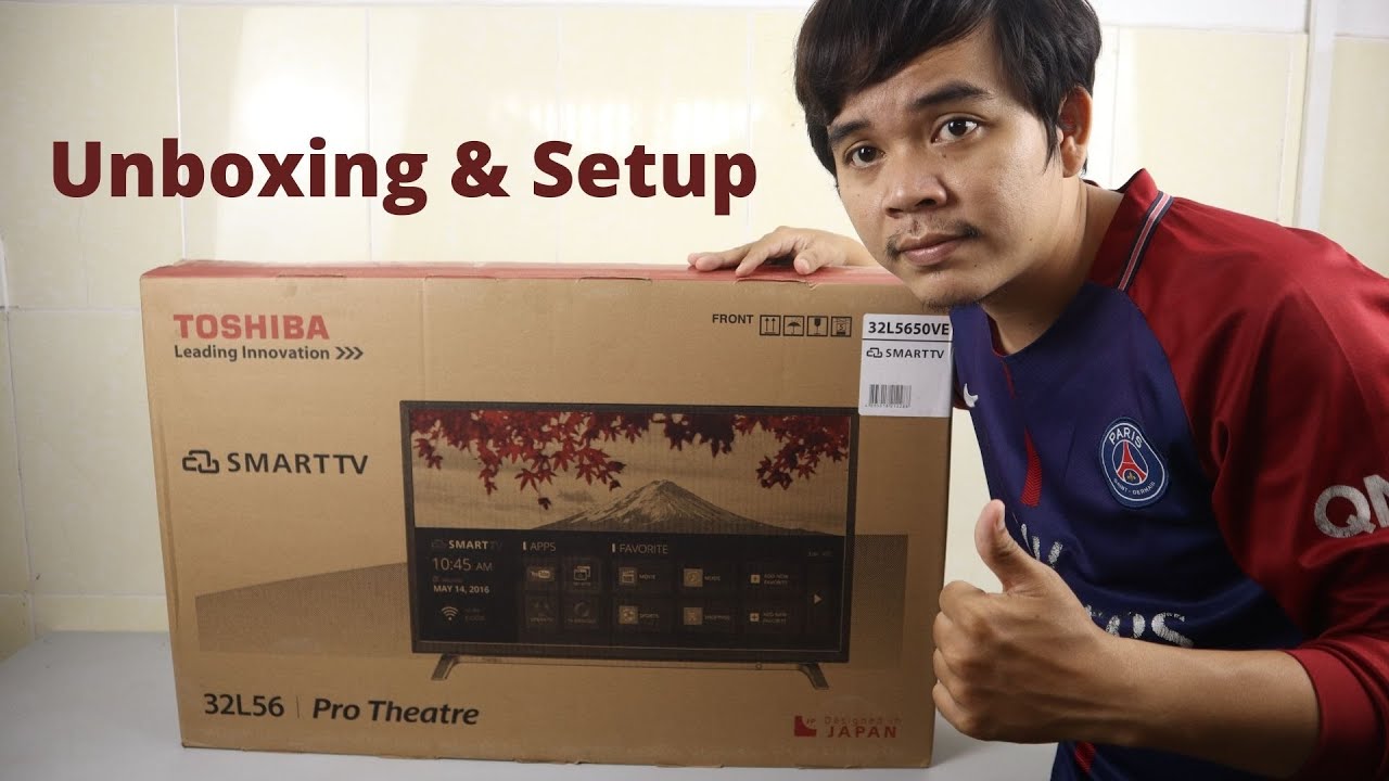 Toshiba 32 Inch Smart TV Pro Theater Unboxing 32L56