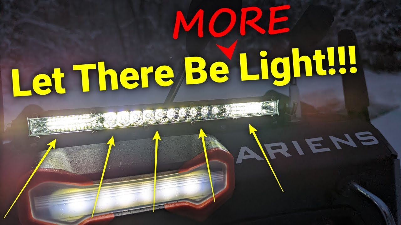 If You Need to Upgrade Your Snow Blower Headlight Try This!