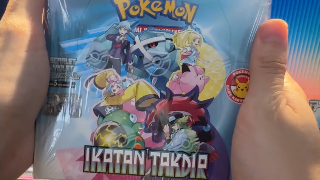 Unboxing New Pok&eacute;mon TCG Indonesia Booster Box: IKATAN TAKDIR!!! 🤩