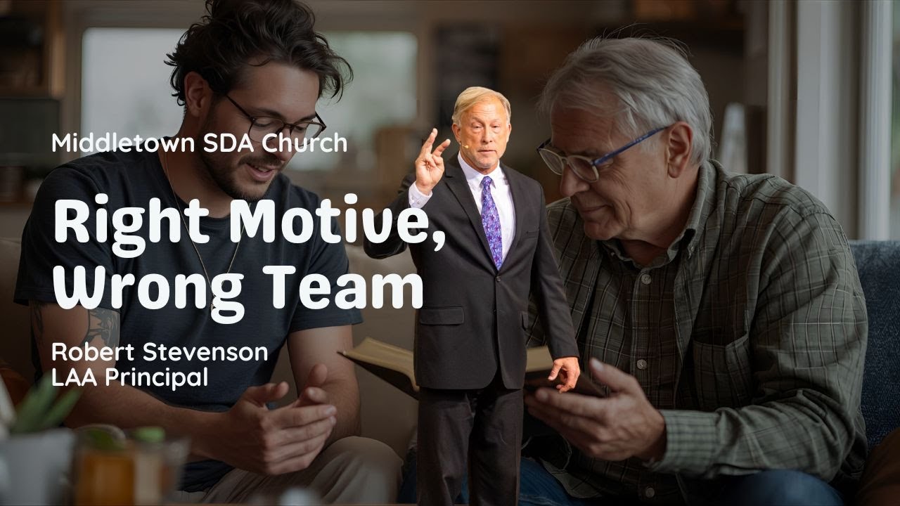 “Right Motive, Wrong Team” by Principal Robert Stevenson - 10/04/2025 - Middletown SDA Church
