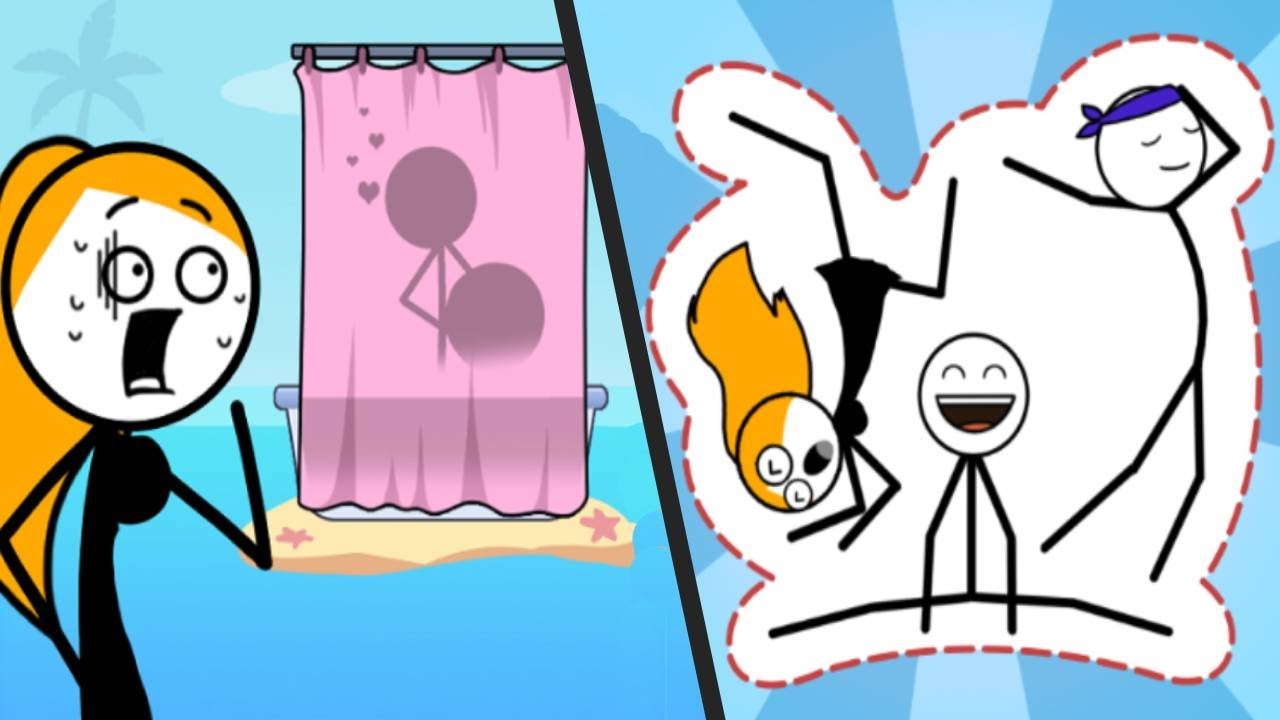 DRAW FLY vs POSE MASTER - Satisfying Stickman Double Gameplay Best Levels Android ios