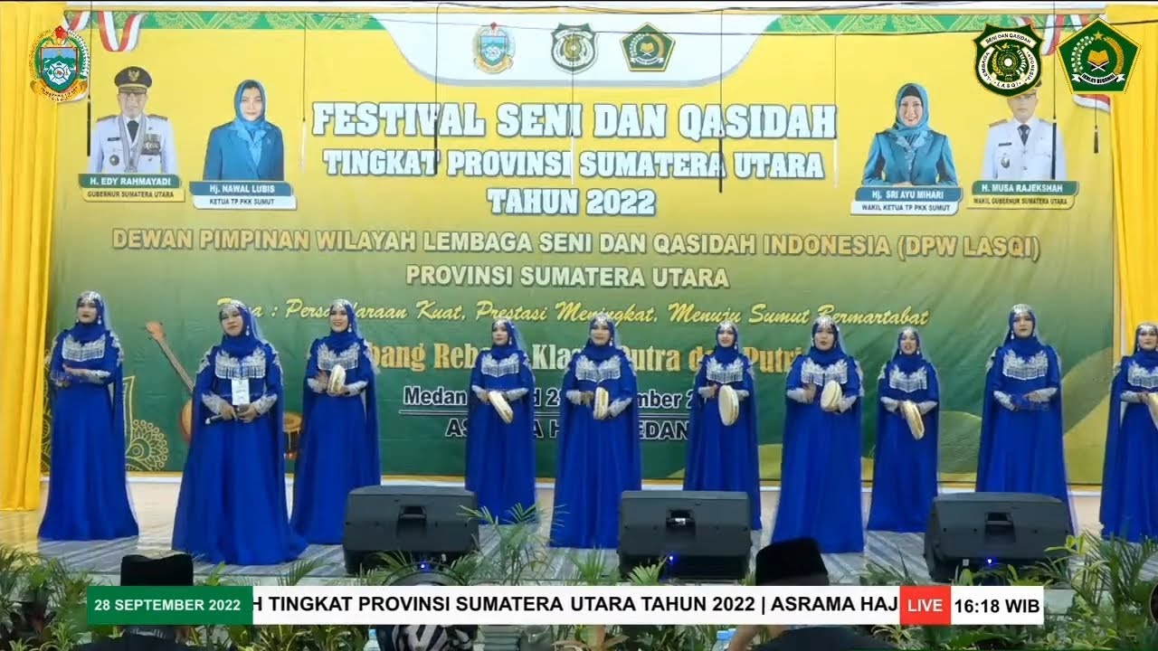IFROH YA ALBI (VERSI UMI KALSUM) FINALIS LANGKAT || FESTIVAL SENI QASIDAH TINGKAT SUMUT TAHUN 2022