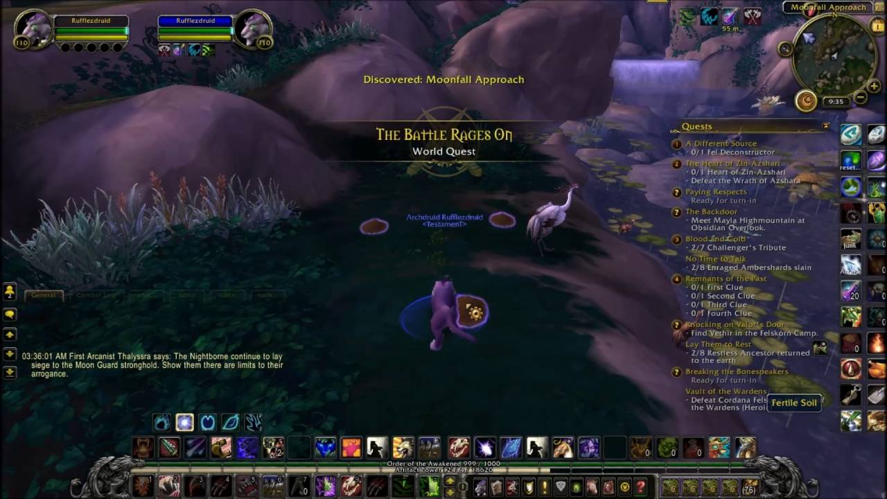 Where to find fertile soil and how to plant felwort seeds, WOW, legion