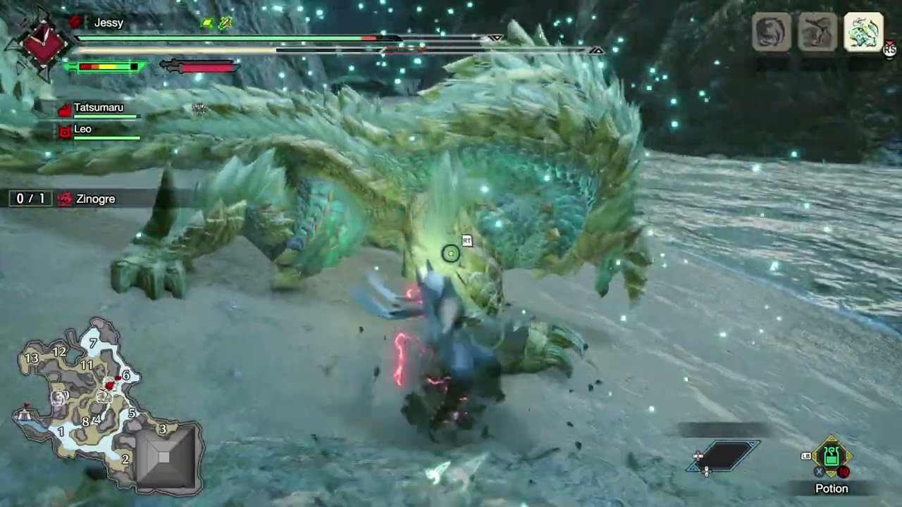 MHR | Hub Quest | LV★★★ | Wavering Moon and Thunder / 水月に雷鳴