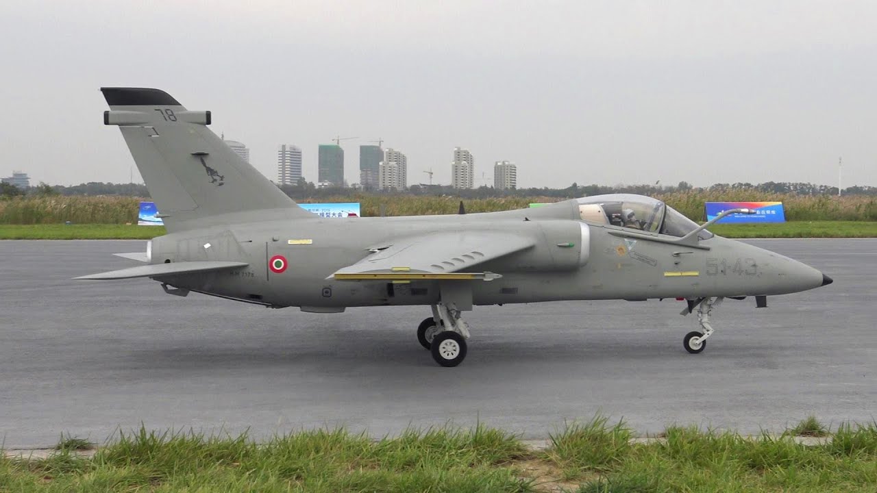 Gigantic AMX Ghibli A-11 RC Scale Jet Italian Air Force Turbine Model Rongcheng JWM