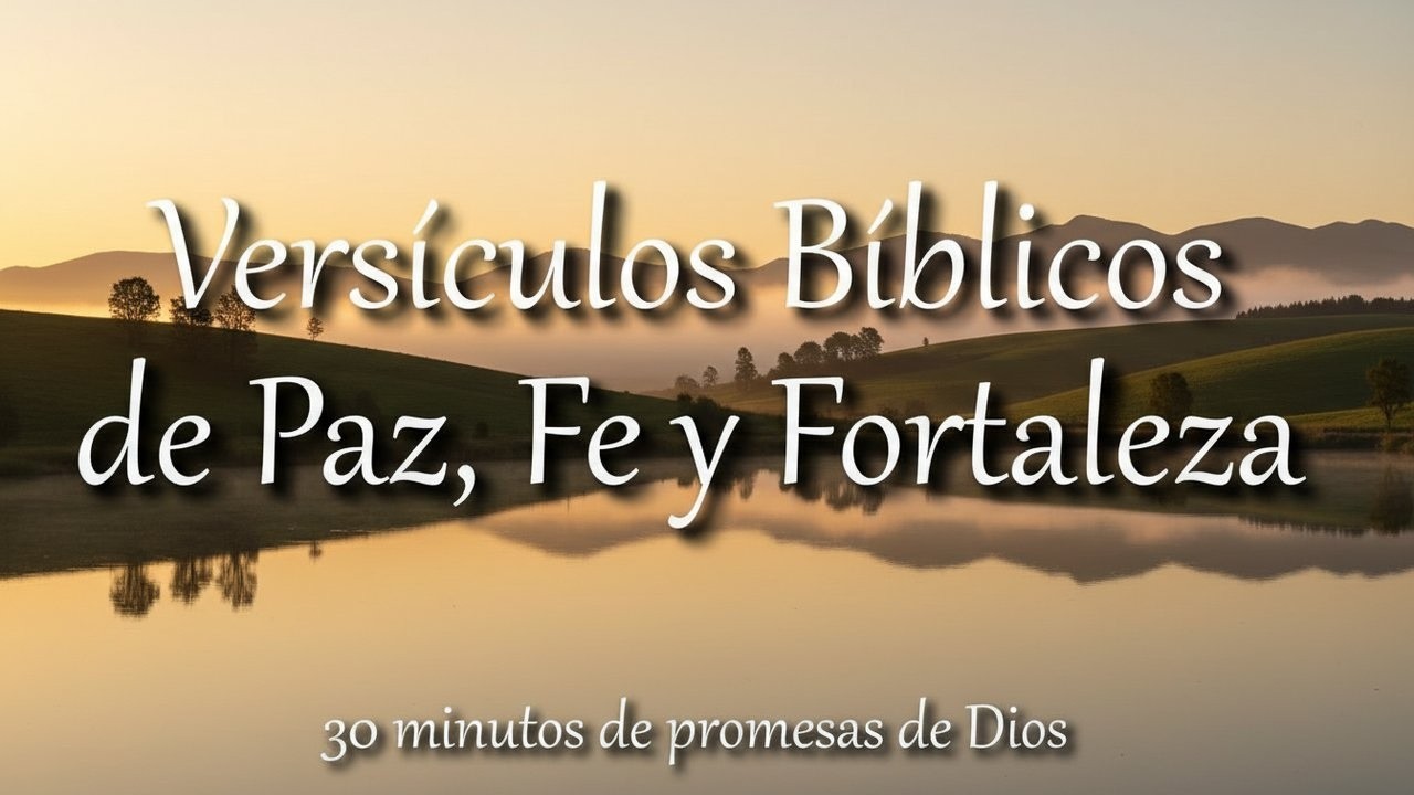 Versículos Bíblicos que te llenarán de Paz, Fe y Fortaleza | Biblia hablada | Bible audio
