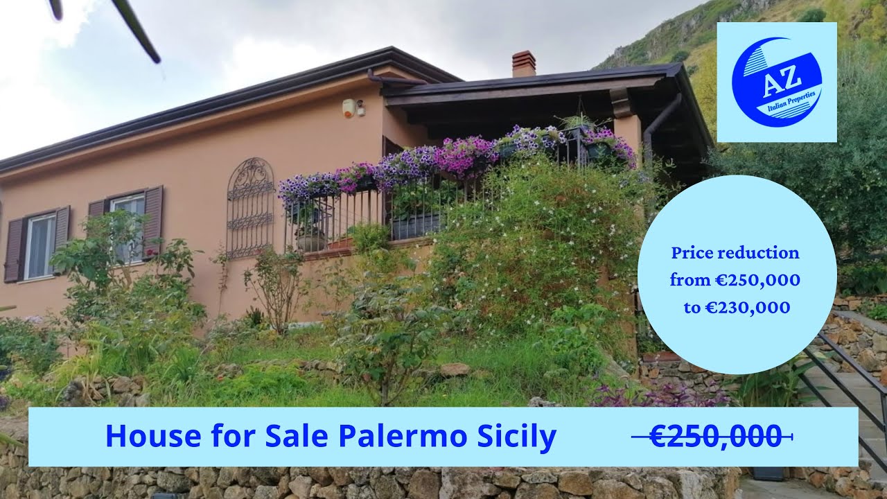 House for Sale Palermo Sicily Price reduction from &euro;250,000 to &euro;230,000
