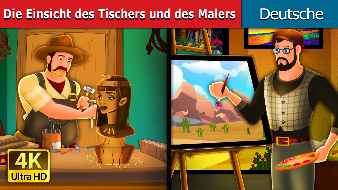 Die Einsicht des Tischers und des Malers | The Carpenter and Painter Story | Deutsche Märchen