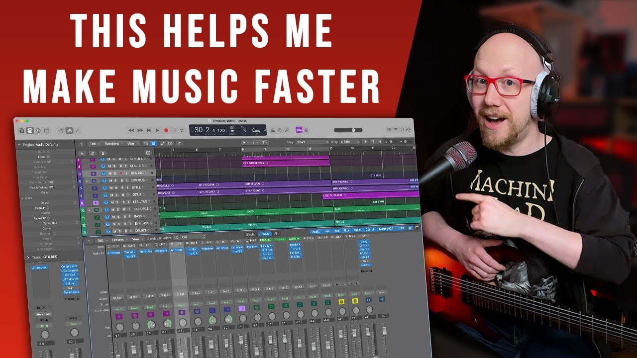Building the perfect metal DAW template in 10 minutes | Logic Pro