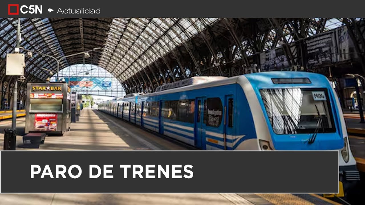 PARO de TRENES: AFECTARÁ SERVICIOS de AMBA y LARGA DISTANCIA