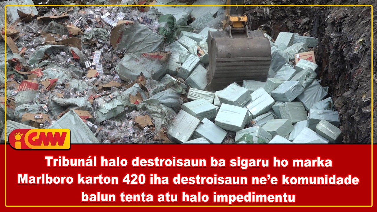 Суд уничтожил 420 коробок сигарет Marlboro.