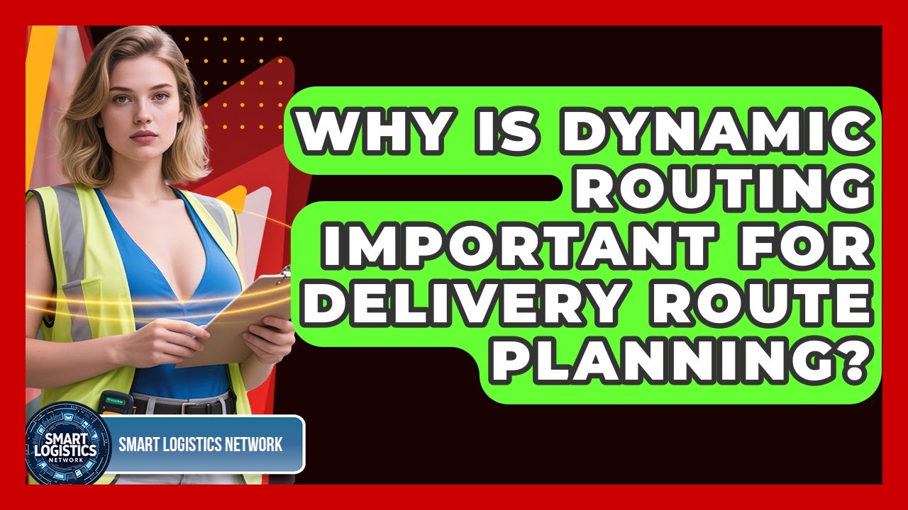 Why Is Dynamic Routing Important For Delivery Route Planning? - Smart Logistics Network