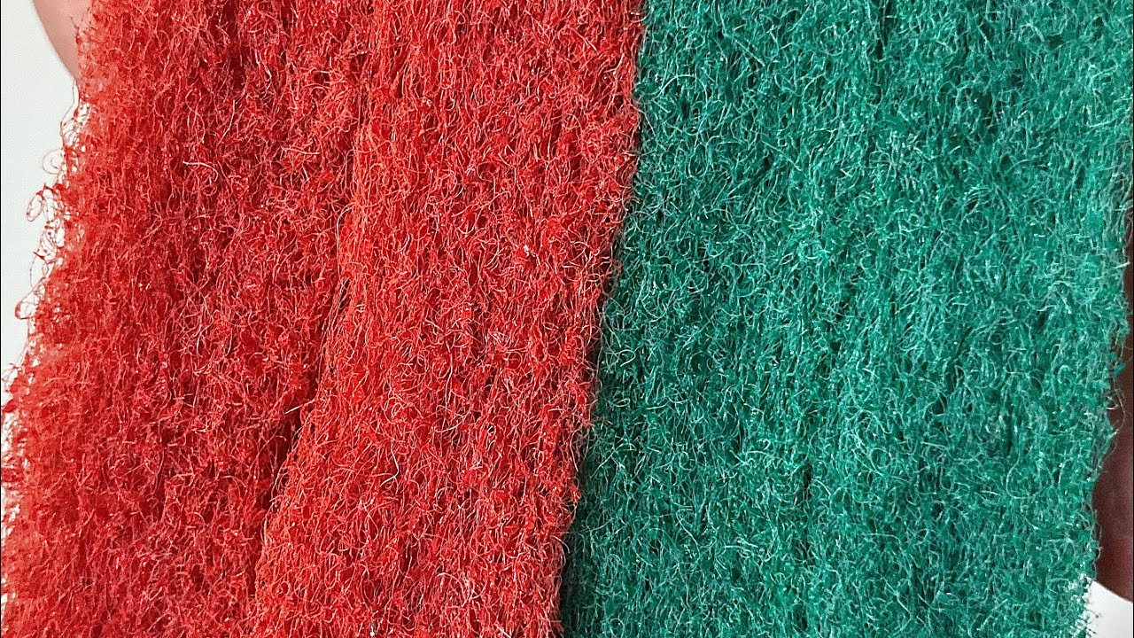 Asmr 2 thick scour ripping | green and red thick scour