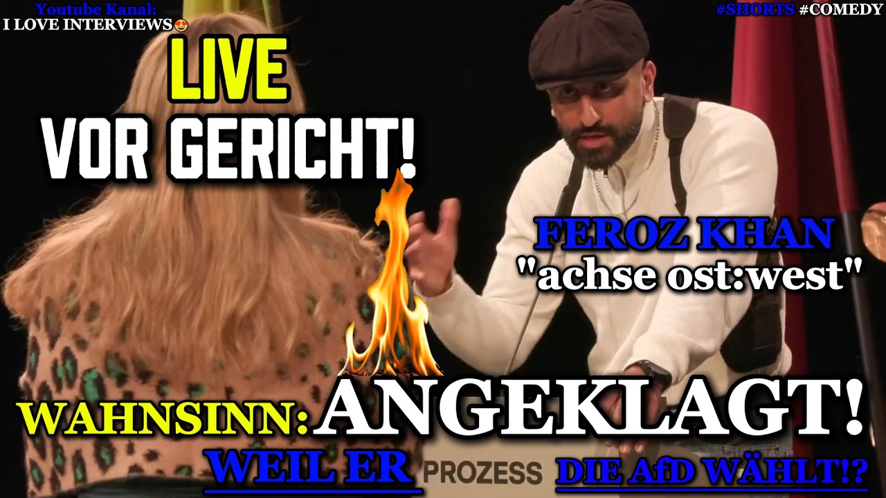 ANGEKLAGT! Wegen AfD vor Deutschland-Gericht! 💥FEROZ KHAN 